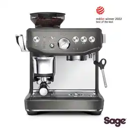 Costco Sage The Barista Express Impress Bean to Cup Coffee Machine in Black Stainless Steel, SES876BST4GUK1 offer