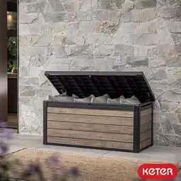 Costco Keter Ashwood Signature 570 Litre (150 Gallon) Outdoor Storage Deck Box offer