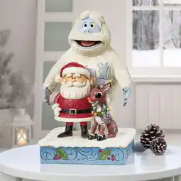 Costco 12.5 inch Rudolph, Bumble, & Santa Figurine Designed by Jim Shore offer