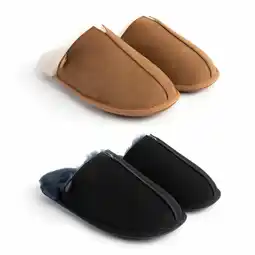 Costco Just Sheepskin Men's Mule Slippers offer