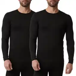 Costco 32 Degrees Men's Long Sleeve Heat T-Shirt, 2 Pack offer