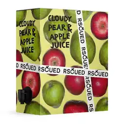 Costco RSCUED Cloudy Pear & Apple Juice Bag in Box, 3L offer