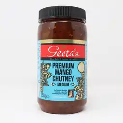 Costco Geeta's Premium Mango Chutney, 1.5kg offer
