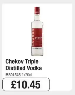Makro Chekov Triple Distilled Vodka offer