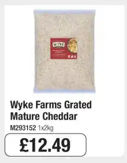 Makro Wyke Farms Grated Mature Cheddar offer
