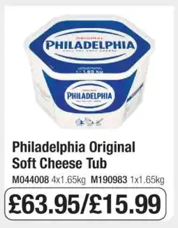 Makro Philadelphia Original Soft Cheese Tub offer