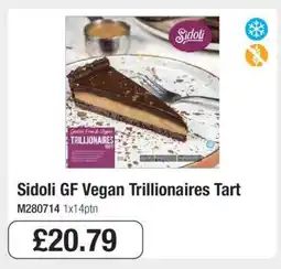 Makro Sidoli GF Vegan Trillionaires Tart offer
