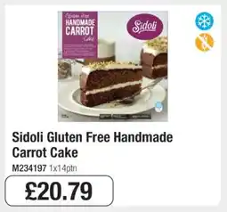 Makro Sidoli Gluten Free Handmade Carrot Cake offer