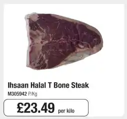 Makro Ihsaan Halal T-Bone Steak offer