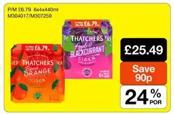 Makro Thatchers Cider offer