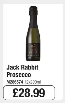 Makro Jack Rabbit Prosecco offer