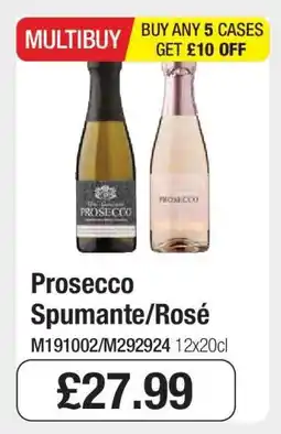 Makro Prosecco Spumante Rosé offer