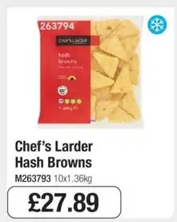 Makro Chef’s Larder Hash Browns offer