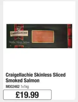 Makro Craigellachie Skinless Sliced Smoked Salmon offer