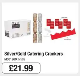 Makro Silver/Gold Catering Crackers offer