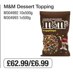 Makro M&M Dessert Topping offer