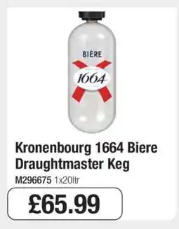 Makro Kronenbourg 1664 Biere Draughtmaster Keg offer