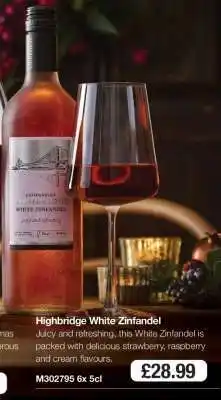 Makro Highbridge White Zinfandel offer