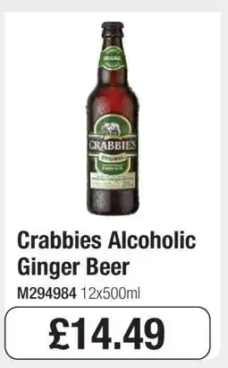 Makro Crabbies Alcoholic Ginger Beer offer