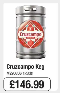 Makro Cruzcampo Keg offer