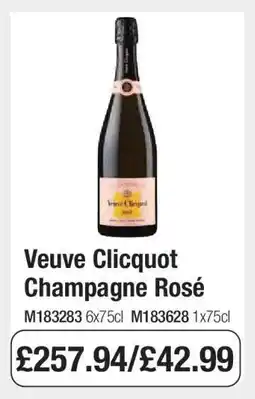 Makro Veuve Clicquot Champagne Rosé offer