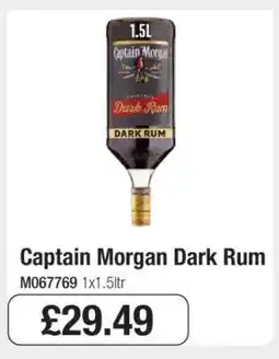 Makro Captain Morgan Dark Rum offer