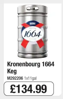 Makro Kronenbourg 1664 Keg offer