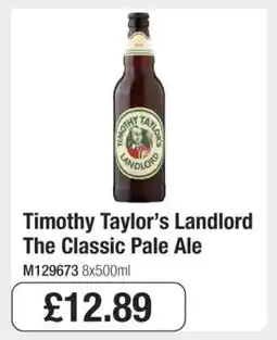 Makro Timothy Taylor’s Landlord The Classic Pale Ale offer
