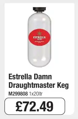 Makro Estrella Damn Draughtmaster Keg offer