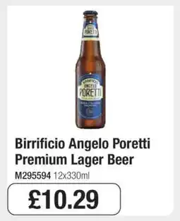 Makro Birrificio Angelo Poretti Premium Lager Beer offer