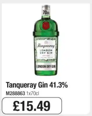Makro Tanqueray Gin 41.3% offer