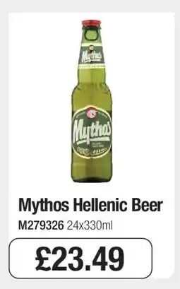 Makro Mythos Hellenic Beer offer