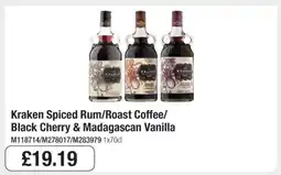 Makro Kraken Spiced Rum/Roast Coffee/Black Cherry & Madagascan Vanilla offer