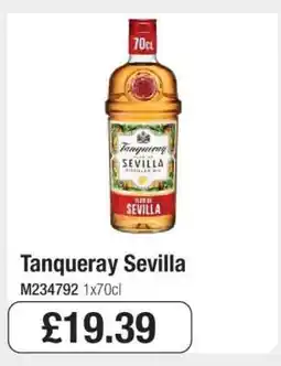 Makro Tanqueray Sevilla offer