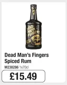 Makro Dead Man’s Fingers Spiced Rum offer