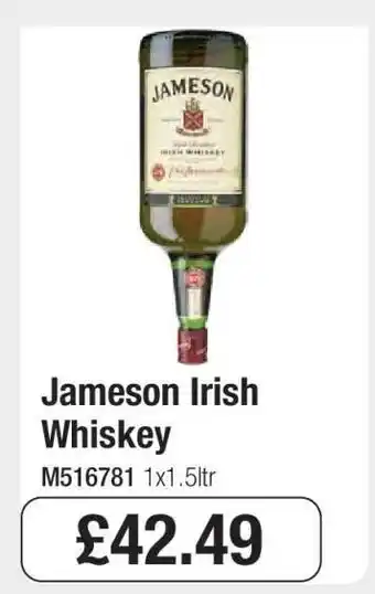 Makro Jameson Irish Whiskey offer