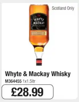 Makro Whyte & Mackay Whisky offer