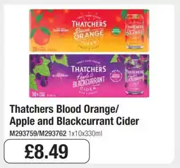 Makro Thatchers Blood Orange/Apple and Blackcurrant Cider offer