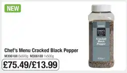 Makro Chef’s Menu Cracked Black Pepper offer