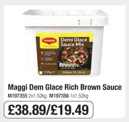 Makro Maggi Dem Glace Rich Brown Sauce offer