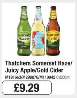 Makro Thatchers Somerset Haze/Juicy Apple/Gold Cider offer