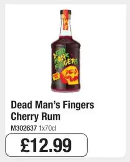 Makro Dead Man’s Fingers Cherry Rum offer