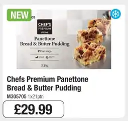 Makro Chefs Premium Panettone Bread & Butter Pudding offer