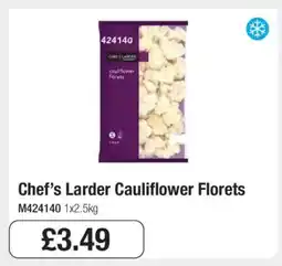 Makro Chef’s Larder Cauliflower Florets offer