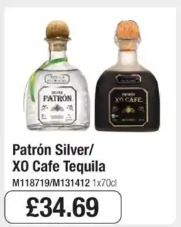 Makro Patrón Silver/ XO Cafe Tequila offer