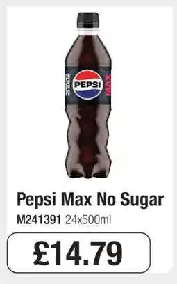Makro Pepsi Max No Sugar offer