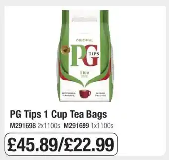 Makro PG Tips 1 Cup Tea Bags offer