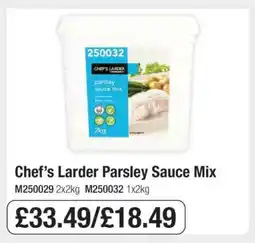 Makro Chef’s Larder Parsley Sauce Mix offer