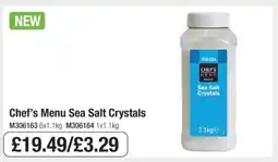 Makro Chef’s Menu Sea Salt Crystals offer