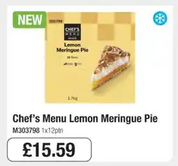 Makro Chef’s Menu Lemon Meringue Pie offer